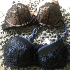 2 Adore Me bras/ brand new 36C padded push up.